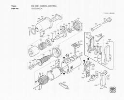 Fein ASb 658-1 (50/60Hz, 220/230V) spare parts