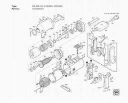 Fein ASb 658-1 EC 2 (50/60Hz, 220/230V) spare parts