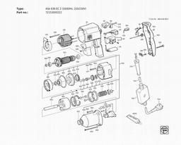 Fein ASb 636-EC 2 (50/60Hz, 220/230V) spare parts