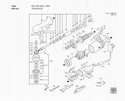 Fein MSfv 649 (50Hz, 230V) spare parts