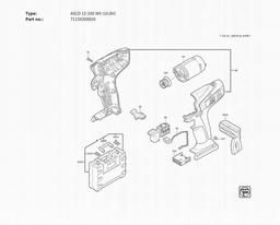 Fein ASCD 12-100 W4 (10,8V) spare parts