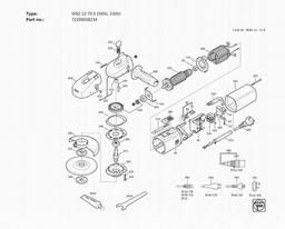 Fein WSG 12-70 E (50Hz, 230V) spare parts