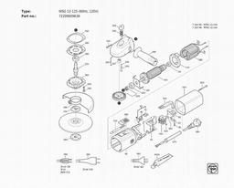 Fein WSG 12-125 (60Hz, 120V) spare parts