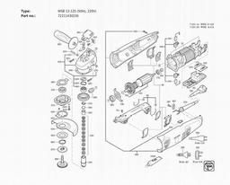 Fein WSB 13-125 (50Hz, 220V) spare parts
