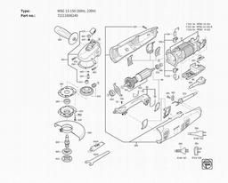 Fein WSG 13-150 (50Hz, 230V) spare parts