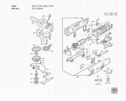 Fein WSG 13-70 E (50Hz, 230V) spare parts