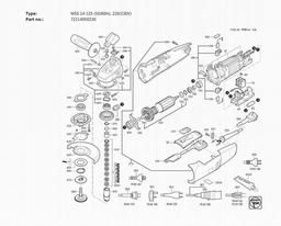 Fein WSS 14-125 (50/60Hz, 220/230V) spare parts