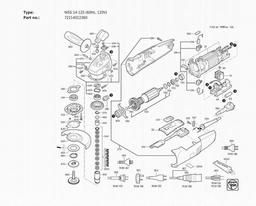 Fein WSS 14-125 (60Hz, 120V) spare parts