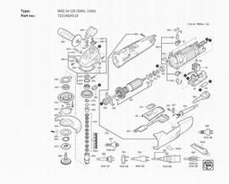Fein WSS 14-125 (50Hz, 110V) spare parts