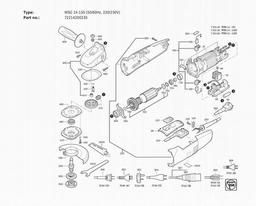 Fein WSG 14-150 (50/60Hz, 220/230V) spare parts