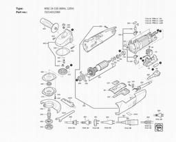 Fein WSG 14-150 (60Hz, 120V) spare parts