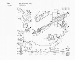 Fein WSG 14-150 (50Hz, 110V) spare parts