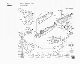Fein WSG 14-70 E (50Hz, 230V) spare parts