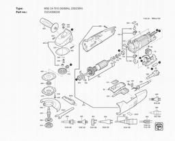 Fein WSG 14-70 E (50/60Hz, 220/230V) spare parts