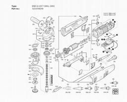 Fein WSB 14-125 T (50Hz, 230V) spare parts
