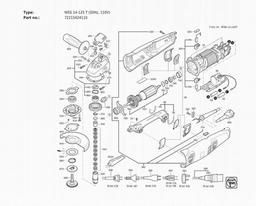 Fein WSS 14-125 T (50Hz, 110V) spare parts