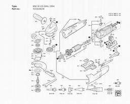 Fein WSG 10-115 (50Hz, 230V) spare parts