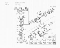 Fein WSG 8-125 (60Hz, 120V) spare parts
