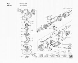 Fein WSG 12-125 P spare parts