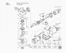 Fein WSG 15-125 P (50Hz, 230V) spare parts