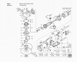 Fein WSG 15-150 P (50Hz, 220V) spare parts