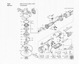 Fein WSG 15-70 Inox (60Hz, 120V) spare parts