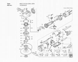 Fein WSG 15-70 Inox (50Hz, 220V) spare parts