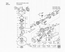 Fein WSG 15-150 PR (50Hz, 230V) spare parts