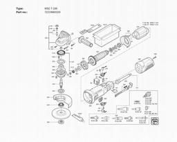 Fein WSG 7-100 spare parts