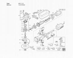 Fein WSG 7-115 spare parts
