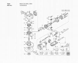 Fein WSG 8-125 (50Hz, 230V) spare parts