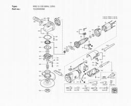 Fein WSG 11-150 (60Hz, 120V) spare parts