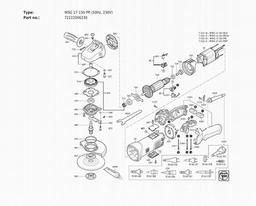Fein WSG 17-150 PR (50Hz, 230V) spare parts
