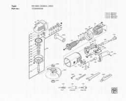 Fein MSf 680C (50/60Hz, 240V) spare parts