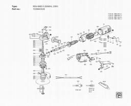Fein MSfa 666D-S (50/60Hz, 230V) spare parts