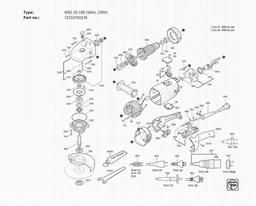 Fein WSG 20-180 (50Hz, 230V) spare parts