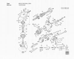 Fein WSG 20-180 (50Hz, 230V) spare parts