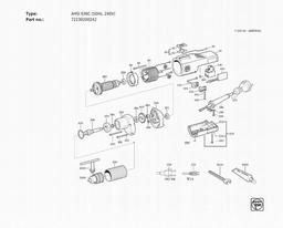 Fein AHSl 636C (50Hz, 240V) spare parts