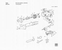 Fein MSh 635 (50/60Hz, 220/230V) spare parts