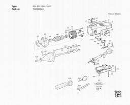 Fein MSh 635 (50Hz, 240V) spare parts