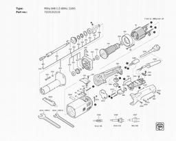 Fein MShy 648-1 Z (60Hz, 110V) spare parts