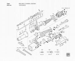 Fein MShy 648-1 Z (50/60Hz, 220/230V) spare parts