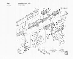 Fein MShe 648-1 (50Hz, 230V) spare parts