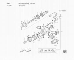 Fein GSZ 8-280 P (50/60Hz, 220/230V) spare parts