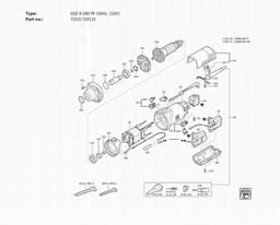 Fein GSZ 8-280 PE (50Hz, 110V) spare parts