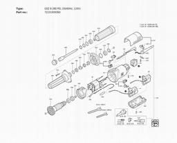 Fein GSZ 8-280 PEL (50/60Hz, 120V) spare parts