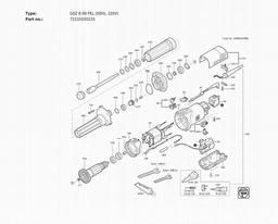 Fein GSZ 8-90 PEL (50Hz, 220V) spare parts