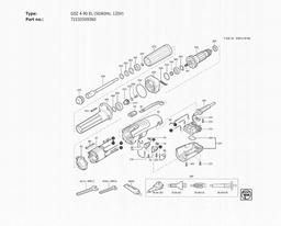 Fein GSZ 4-90 EL (50/60Hz, 120V) spare parts