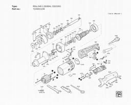 Fein MShy 649-1 (50/60Hz, 220/230V) spare parts