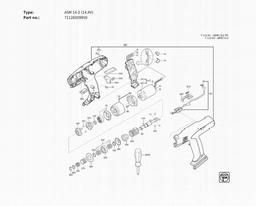 Fein ASM 14-2 (14,4V) spare parts